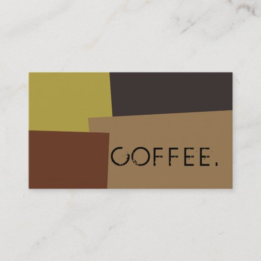 Loyalty Coffee Punch Modern Retro Kleur #16 (Voorkant)