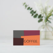 Loyalty Coffee Punch Modern Retro Kleur #5 (Staand voorkant)