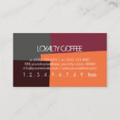 Loyalty Coffee Punch Modern Retro Kleur #5 (Achterkant)