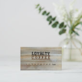 Loyalty Coffee Punch Modern Wood #2 (Staand voorkant)