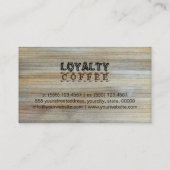 Loyalty Coffee Punch Modern Wood #2 (Achterkant)