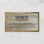 Loyalty Coffee Punch Modern Wood #5 (Achterkant)