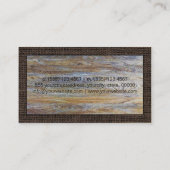 Loyalty Coffee Punch Modern Wood Grain #15 (Achterkant)