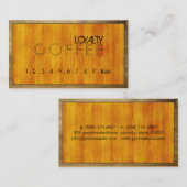 Loyalty Coffee Punch Modern Wood Grain #5 (Voorkant / Achterkant)