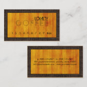 Loyalty Coffee Punch Modern Wood Grain #6 (Voorkant / Achterkant)