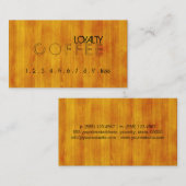 Loyalty Coffee Punch Modern Wood Grain #8 (Voorkant / Achterkant)