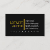 Loyalty Coffee Punch Plain Black Modern Jonquil (Achterkant)