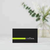 Loyalty Coffee Punch Plain Black Modern Volt (Staand voorkant)