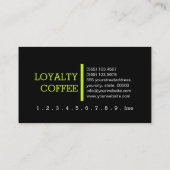 Loyalty Coffee Punch Plain Black Modern Volt (Achterkant)