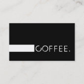 Loyalty Coffee Punch Plain Black Modern White (Voorkant)