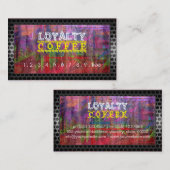 Loyalty Coffee Punch Retro Color Wood #14 (Voorkant / Achterkant)