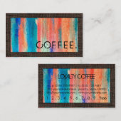 Loyalty Coffee Punch Retro Color Wood Kijk uit #8 (Voorkant / Achterkant)