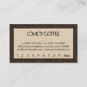Loyalty Coffee Punch Wood Kijk Modern Burlap #2 (Achterkant)