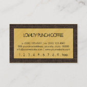 Loyalty Coffee Punch Wood Kijk Modern Burlap #6 (Achterkant)