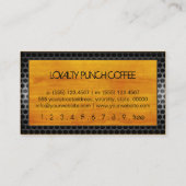 Loyalty Coffee Punch Wood Kijk Modern Metaal #6 (Achterkant)