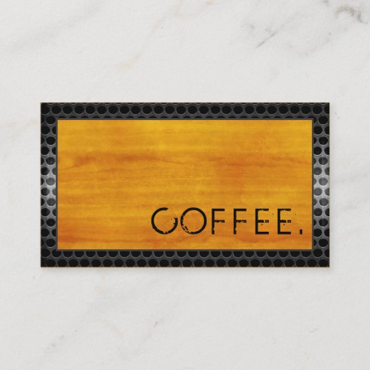 Loyalty Coffee Punch Wood Kijk Modern Metaal #6 (Voorkant)