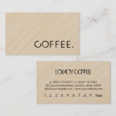 Loyalty Coffee Punch Wood Kijk uit #2 (Voorkant / Achterkant)