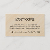 Loyalty Coffee Punch Wood Kijk uit #2 (Achterkant)