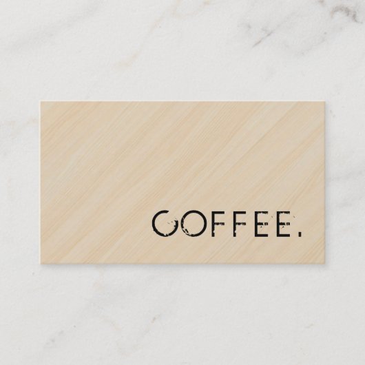 Loyalty Coffee Punch Wood Kijk uit #2 (Voorkant)