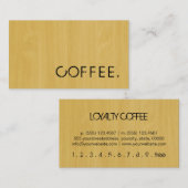 Loyalty Coffee Punch Wood Kijk uit #6 (Voorkant / Achterkant)