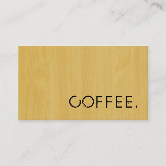 Loyalty Coffee Punch Wood Kijk uit #6 (Voorkant)