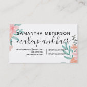 Loyalty corl peach floral waterverf hartscript (Achterkant)