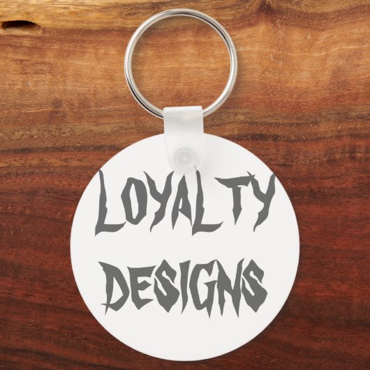 LOYALTY DESIGN SLEUTELHANGER (Voorkant)