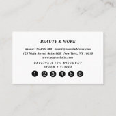 Loyalty Glitzer Card 5 Nails Lashes Visitekaartje (Achterkant)