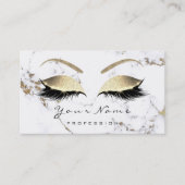 Loyalty Kaart 10 Makeup Lash Extension Marble Gold (Voorkant)