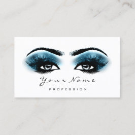 Loyalty Kaart 10 Makeup Lashes Extension Blue Navy