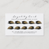 Loyalty Kaart 10 Makeup Lashes Extension Chocolate (Achterkant)