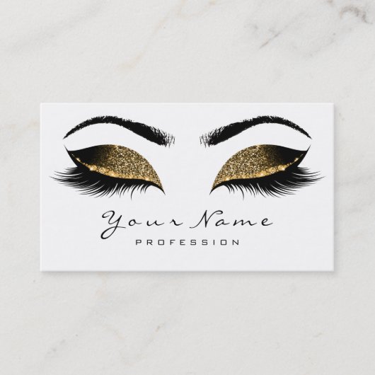 Loyalty Kaart 10 Makeup Lashes Extension Chocolate (Voorkant)