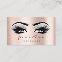 Loyalty Kaart 10 Makeup Lashes Extension Grey Roos