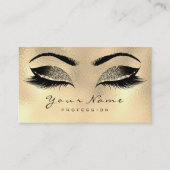 Loyalty Kaart 10 Makeup Lashes Extension Sepia Gol (Voorkant)