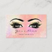 Loyalty Kaart 10 Makeup Lashes Uitbreidingsroze (Voorkant)