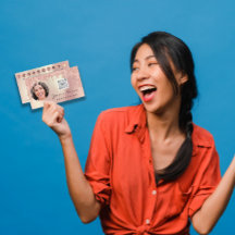 Loyalty Kaart 10 Punch Crown Roos Gold QR Foto