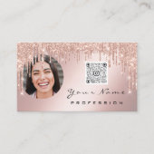 Loyalty Kaart 10 Punch Crown Silver QR Logo Foto Visitekaartje (Voorkant)