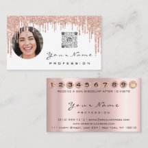 Loyalty Kaart 10 Punch Golden Crown Roos QR Foto