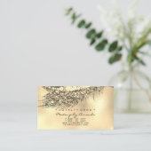 Loyalty Kaart 6 Beauty Salon Lashes Champaigne Gol (Staand voorkant)