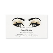 Loyalty Kaart 6 Beauty Salon Lashes Esthetician