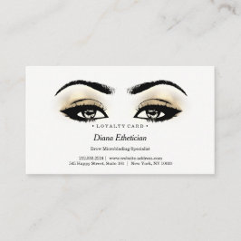 Loyalty Kaart 6 Beauty Salon Lashes Esthetician