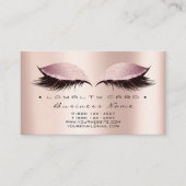 Loyalty Kaart 6 Beauty Salon Lashes Roos SPA Roze (Voorkant)