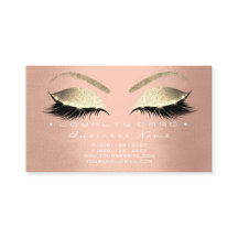 Loyalty Kaart 6 Beauty Salon Lashes Roos Zijderroz
