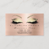 Loyalty Kaart 6 Beauty Salon Lashes Skin Pink Lux (Voorkant)