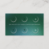 Loyalty Kaart 6 Beauty Salon Lashes Tropicall Cali (Achterkant)