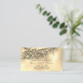 Loyalty Kaart 6 Beauty Salon Lux Lash Gold Metalli (Staand voorkant)