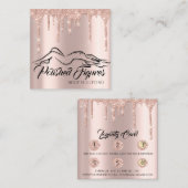 Loyalty Kaart 6 Punch Aftercare Body Sclupting Log (Voorkant / Achterkant)