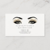 Loyalty Kaart 6 Punch Customer Beauty Salon Faux (Voorkant)