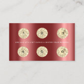 Loyalty Kaart 6 Punch Makeup Artist Confetti Drip (Achterkant)