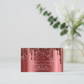 Loyalty Kaart 6 Punch Makeup Artist Confetti Drip (Staand voorkant)